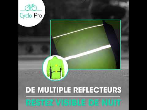 Veste coupe-vent pour cycliste