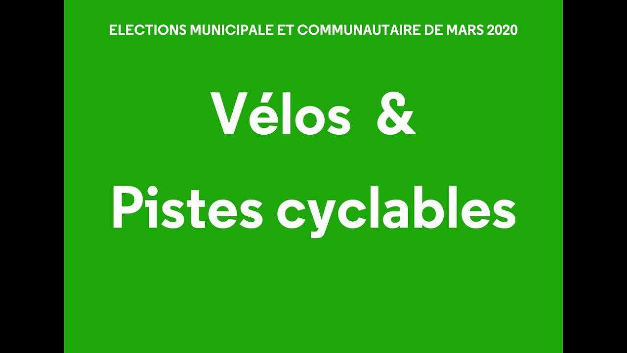 Vélo et pistes cyclables