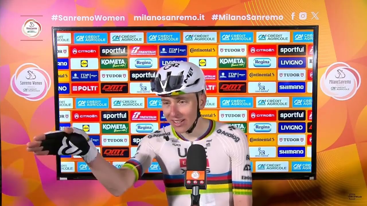 Milano-Sanremo 2026 - Tadej Pogacar : "For a second, I thought it was over"