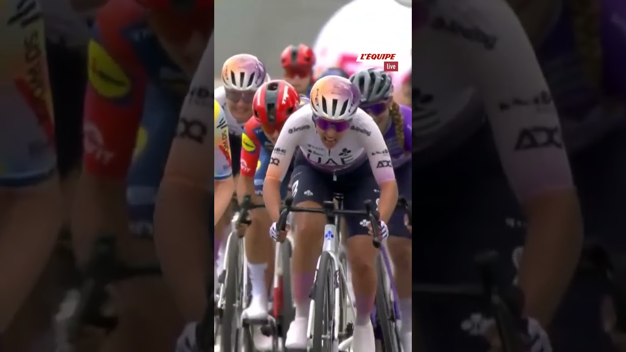 👏​🇫🇷​ La Française Célia Gery remporte la Flèche brabançonne 2026 #cyclisme #lequipe #france