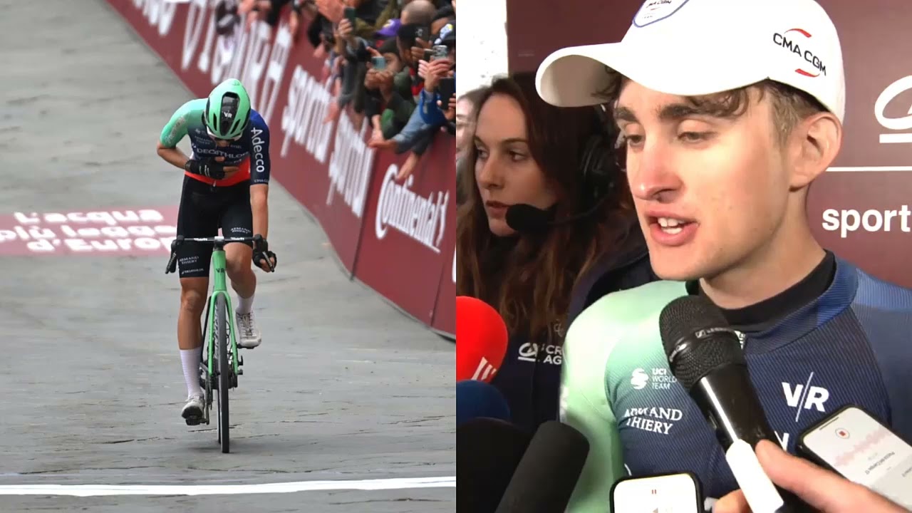 Strade Bianche 2026 - Paul Seixas : "C’était étrange, Isaac Del Toro m'a bloqué trois fois"