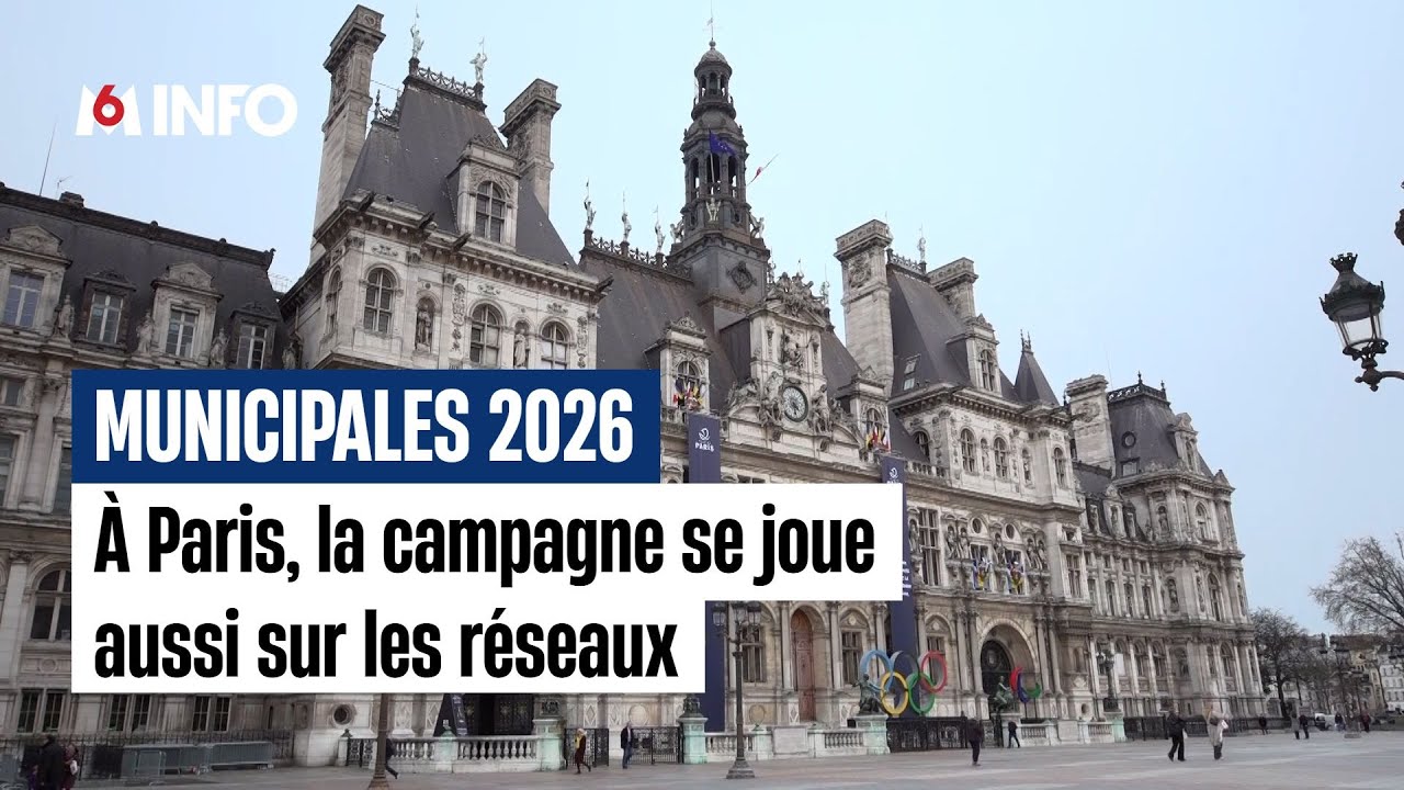 Municipales 2026 : à Paris, la campagne se joue aussi sur les réseaux
