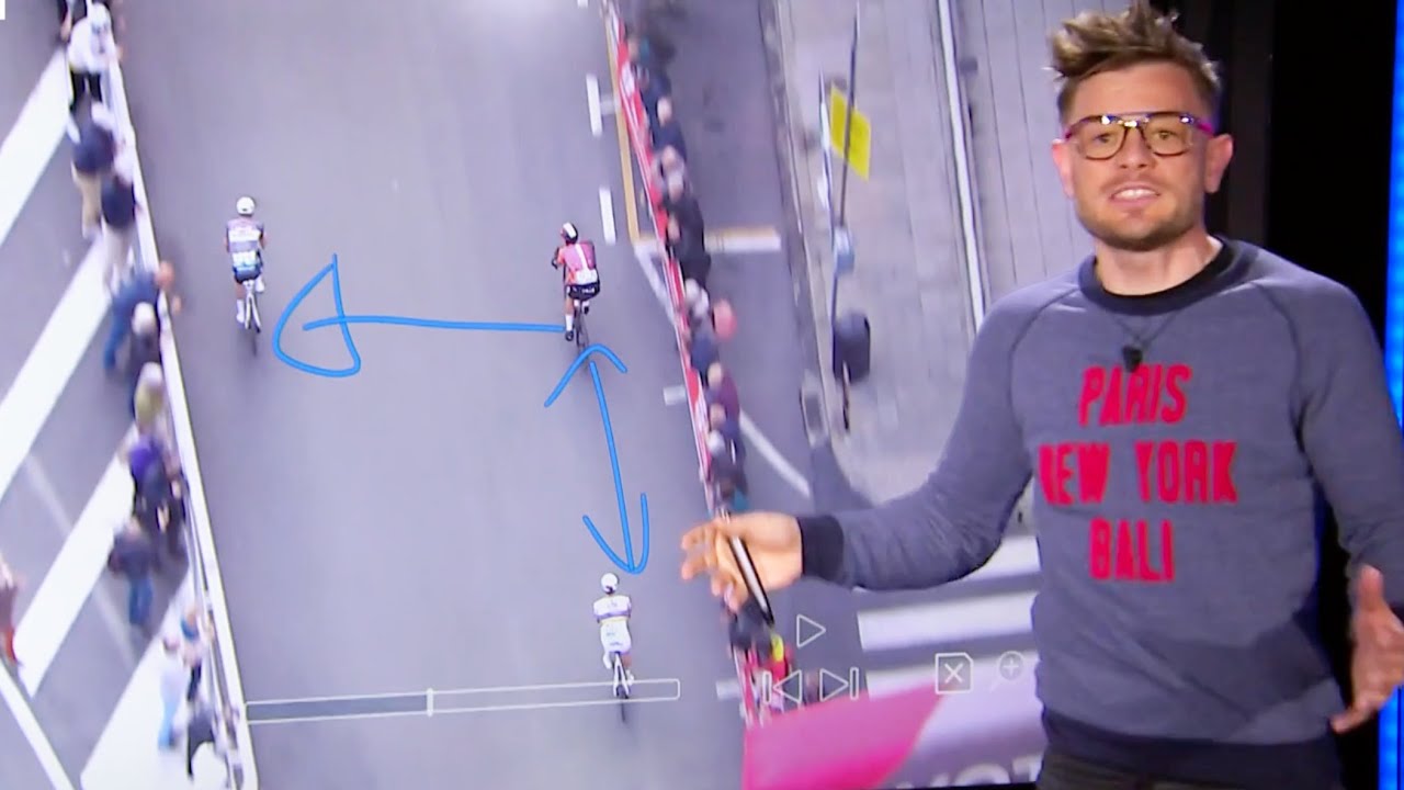 MILAN SANREMO 2025 - Comment Van der Poel a anticipé le sprint décollé de Pogacar (la palette)