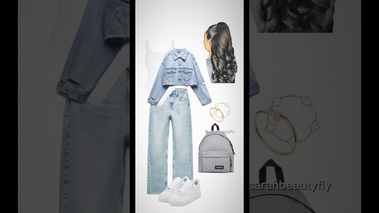 Idée de tenues/coiffures pour la rentrée #shorts