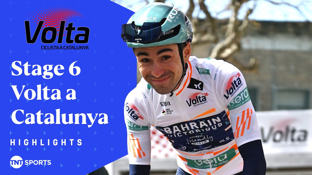 DOMINANCE CONTINUES! 🤩 | Men's 2026 Volta a Catalunya Stage 6 Race Highlights | TNT Sports Cycling