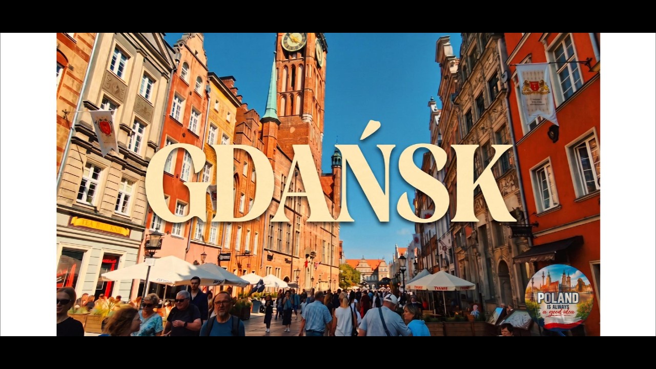 POLAND 4K WALK // GDANSK // SUNNY WALK