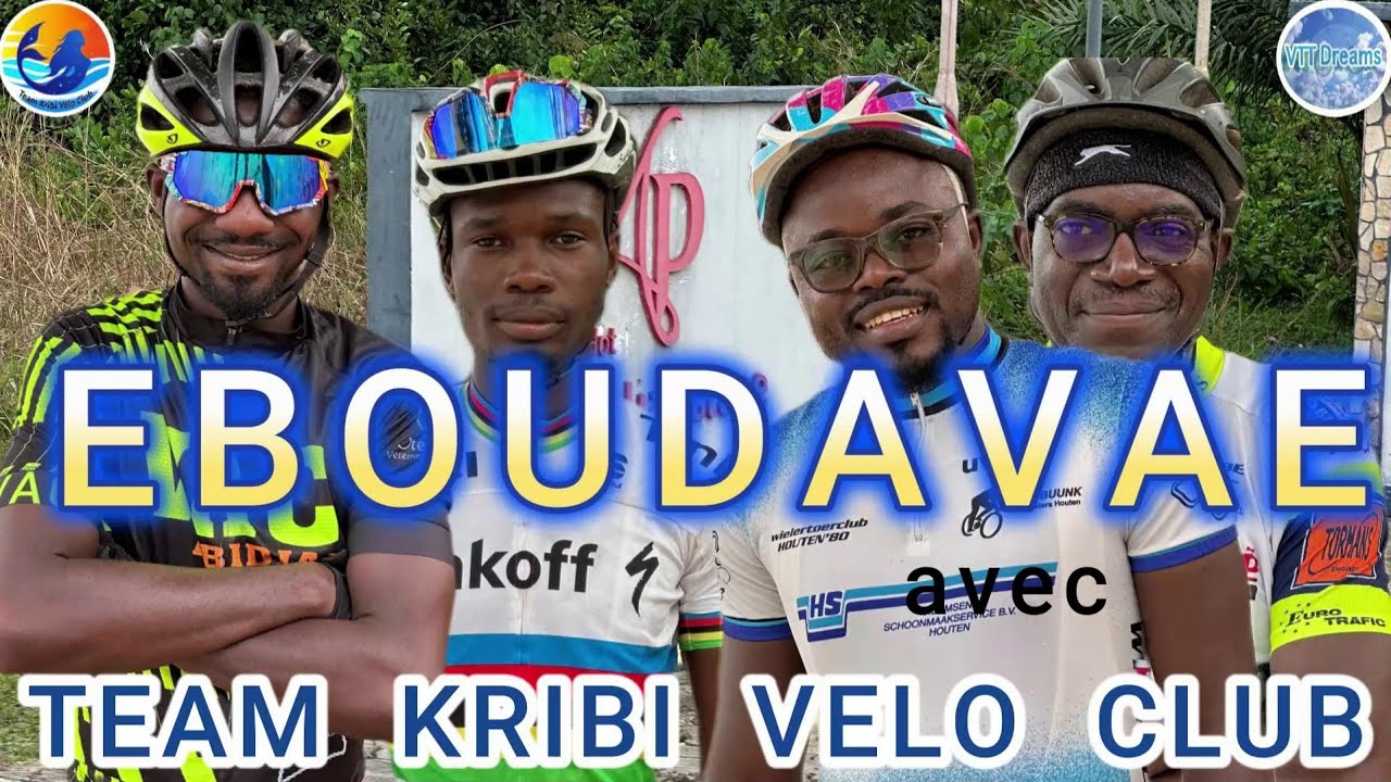 Eboudavaé avec la Team Kribi Vélo Club