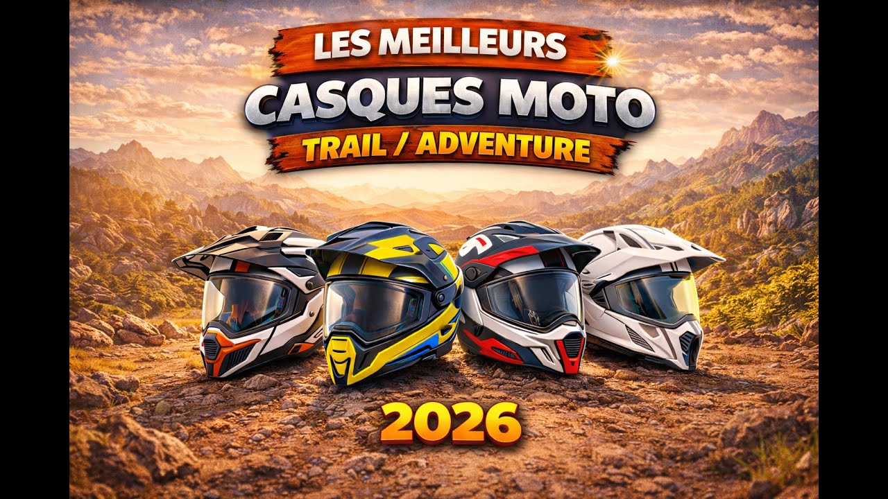 🔥Les MEILLEURS casques moto Trail / Adventure 2026 : Comparatif ultime